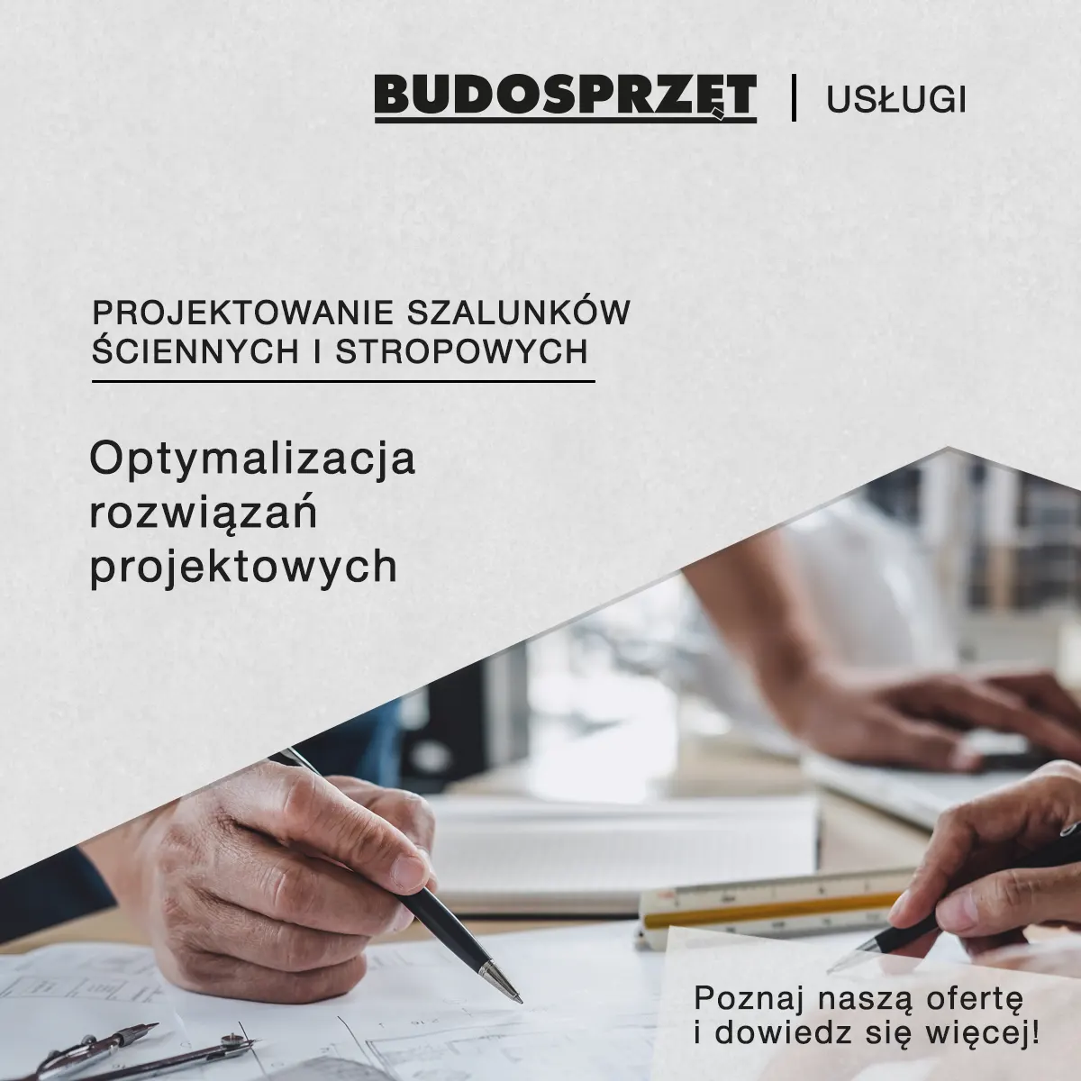 Usługi projektowe szalunków ściennych i stropowych | budosprzet.pl